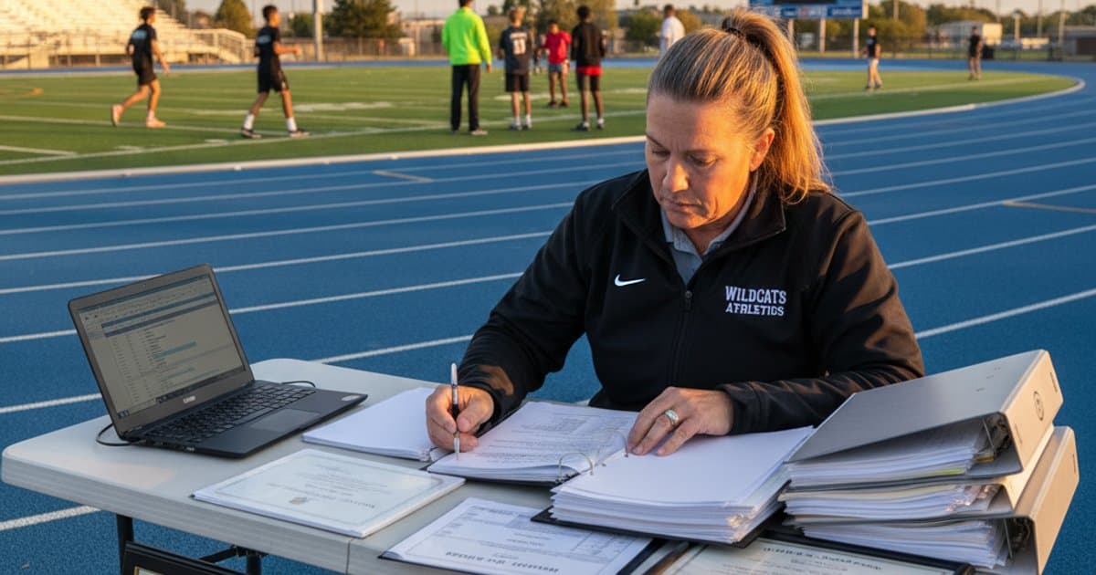 Coach and Compliance Dashboard for Athletics Clubs