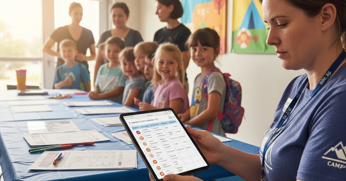 Medical and Dietary Dashboards for Holiday Camps