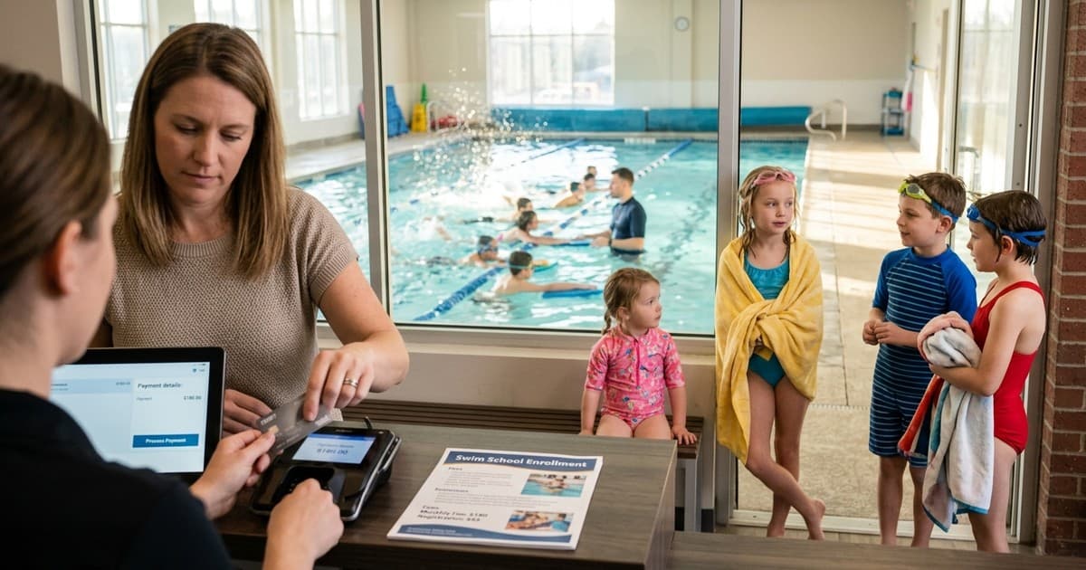 Automating Payment Collection for Swim Schools