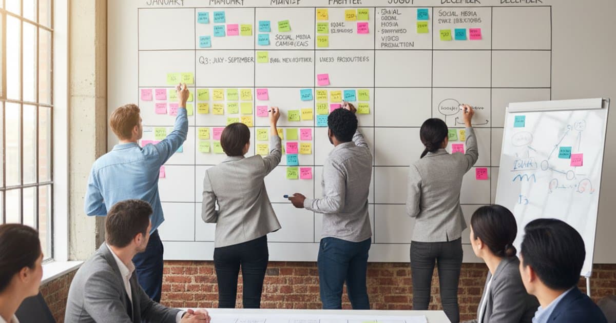 12-Month Social Media Content Calendar