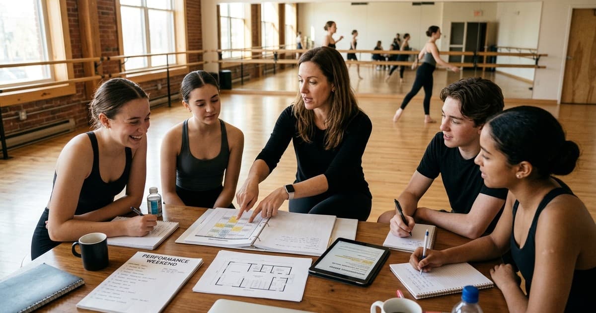 Performance and Event Management for Dance Schools