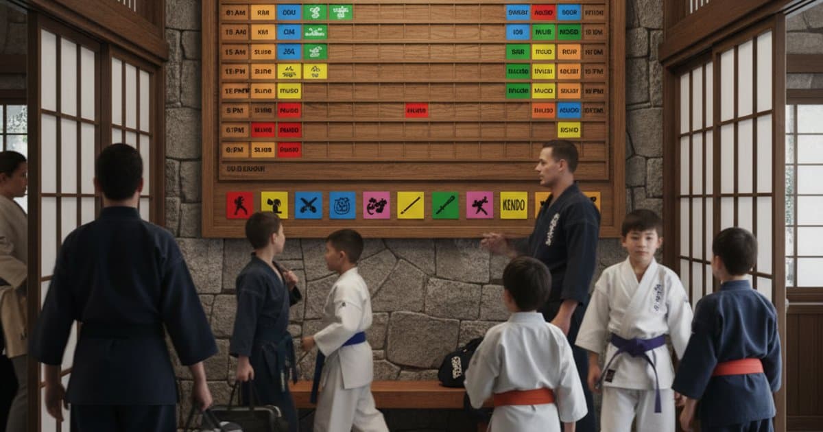 Smart Class Scheduling for Martial Arts Schools