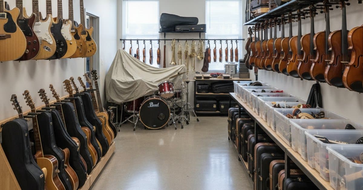 Room and Instrument Management for Music Schools