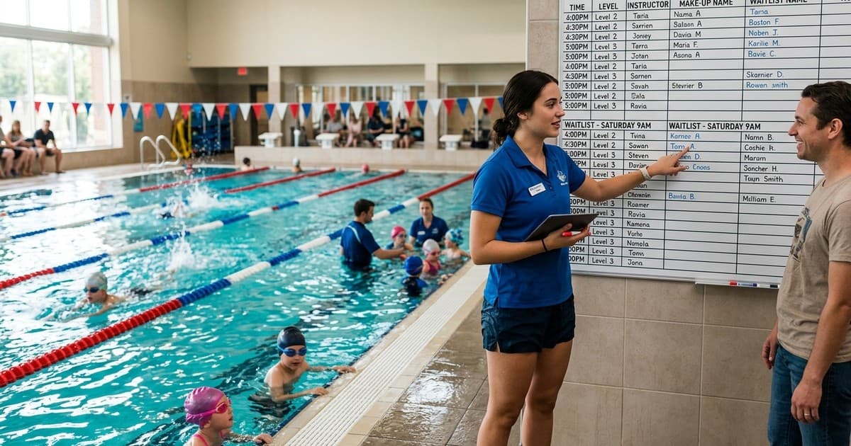 Waitlist and Make-Up Session Management for Swim Schools