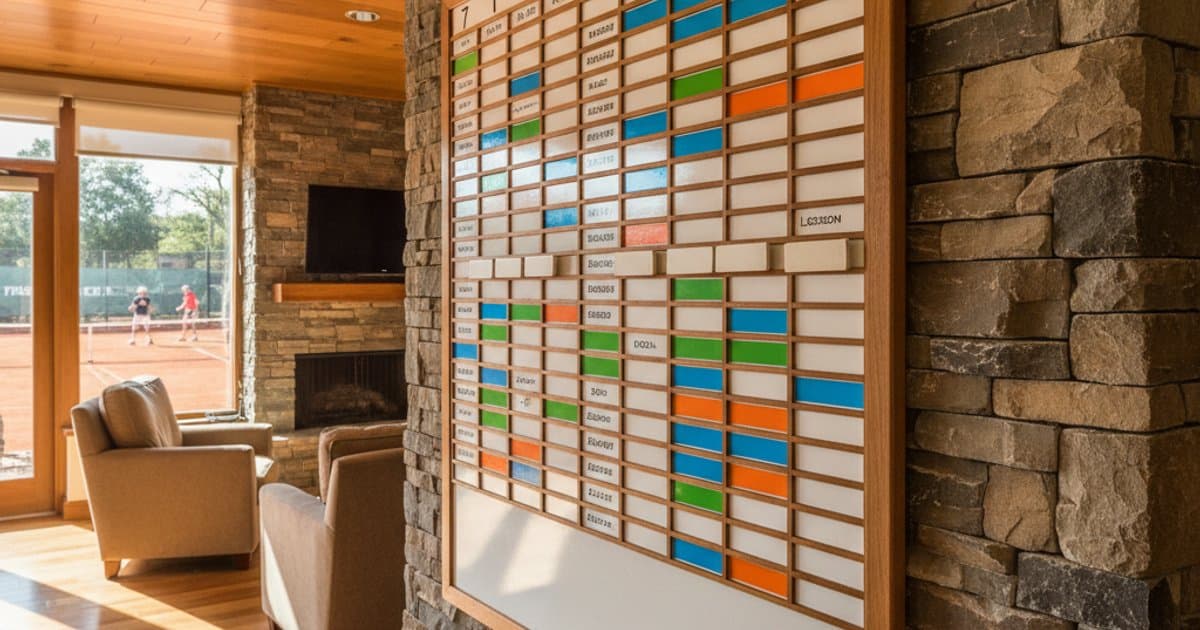 Smart Court Scheduling for Tennis Clubs