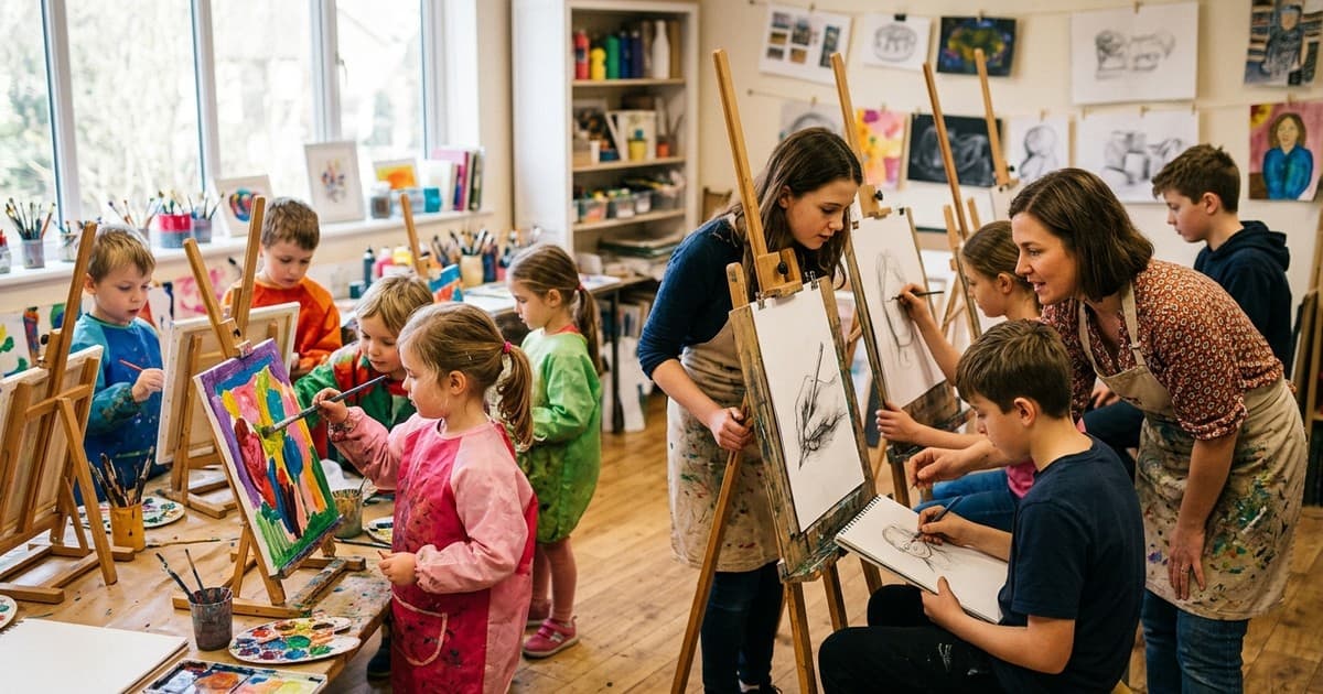 Age-Range and Skill-Level Grouping for Art Schools