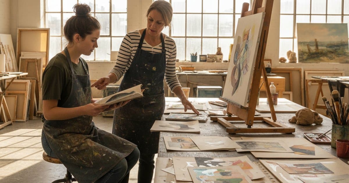 Portfolio and Progress Visibility for Art Schools
