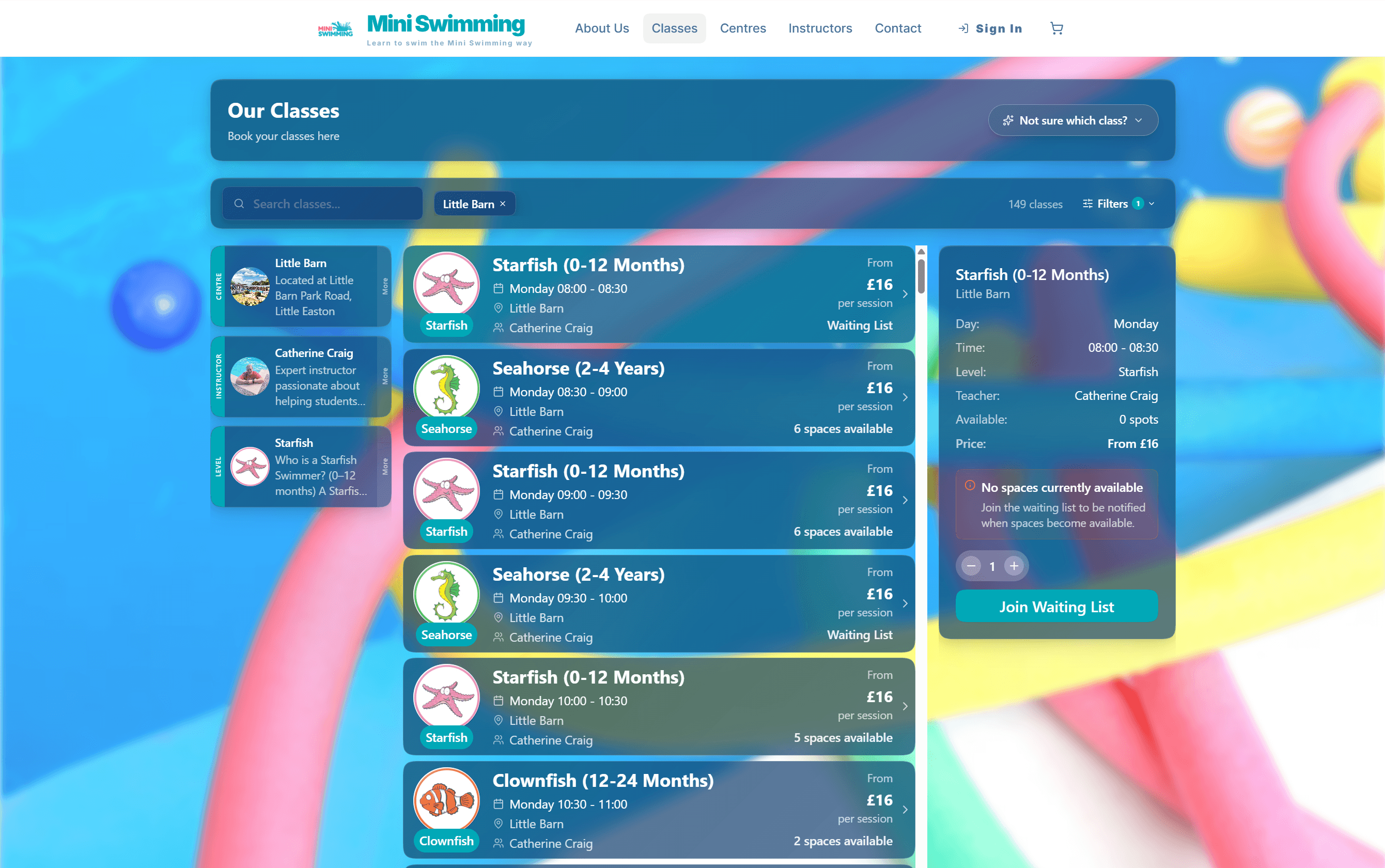 AMES activity management software – screen 3