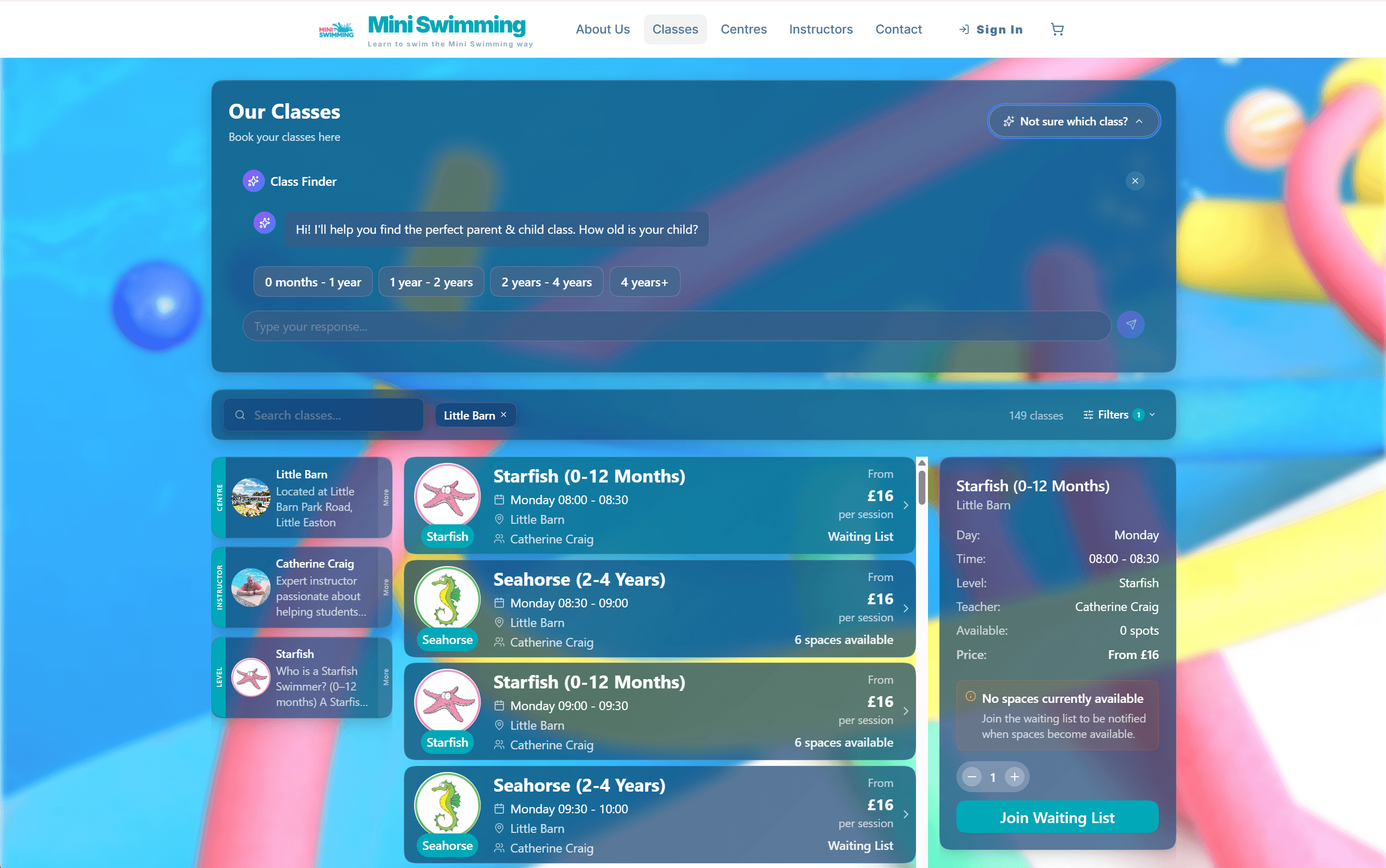 AMES activity management software – screen 4