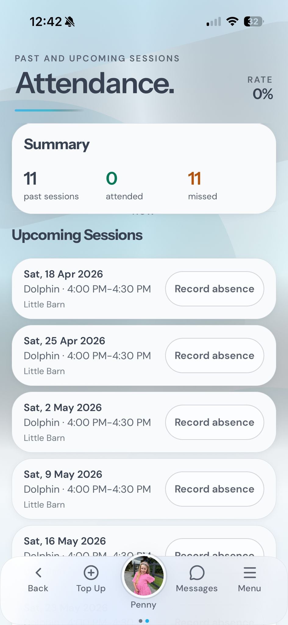 AMES activity management software – screen 3