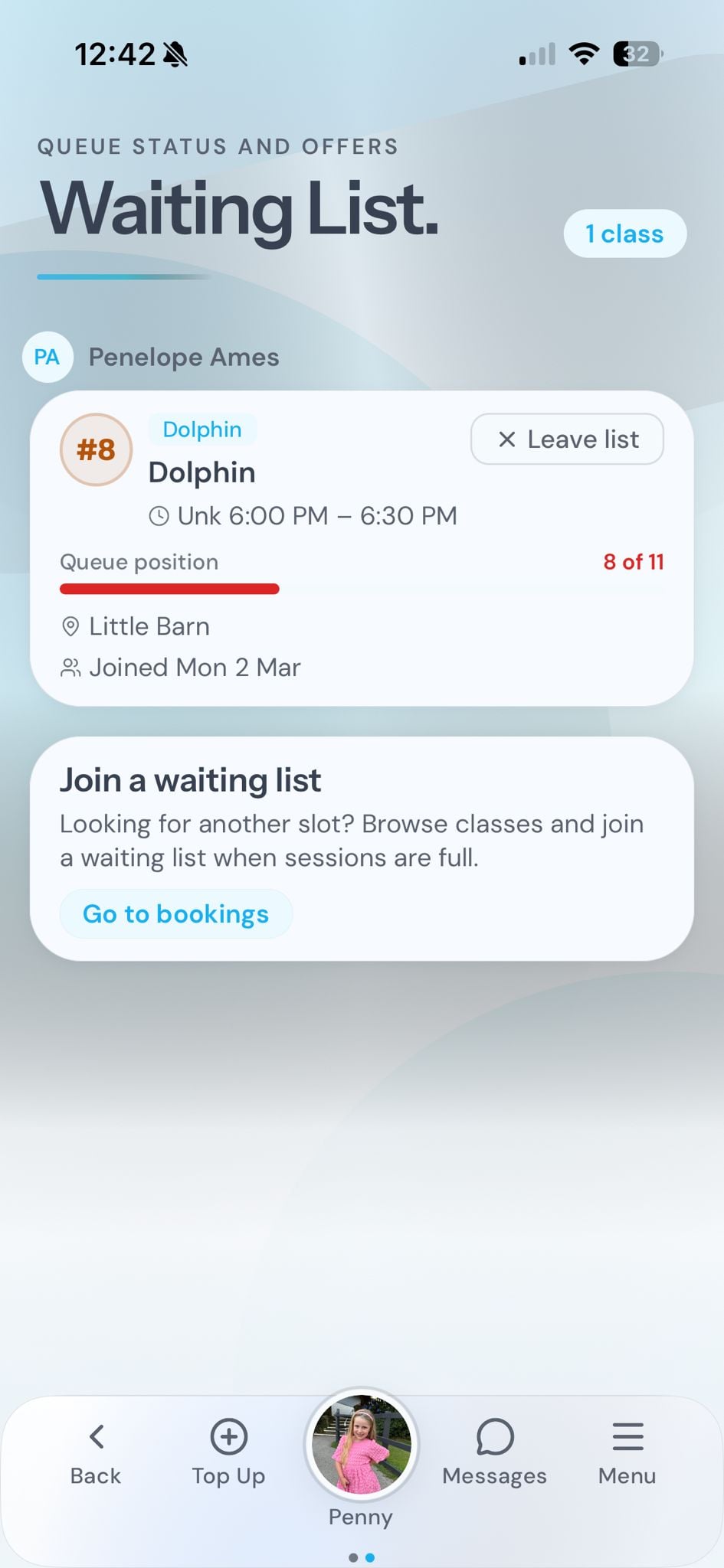AMES activity management software – screen 5