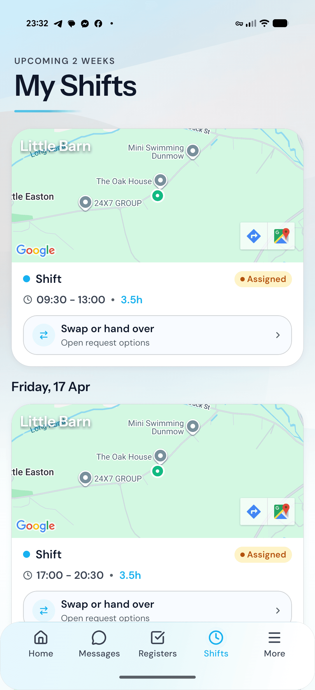 AMES activity management software – screen 4
