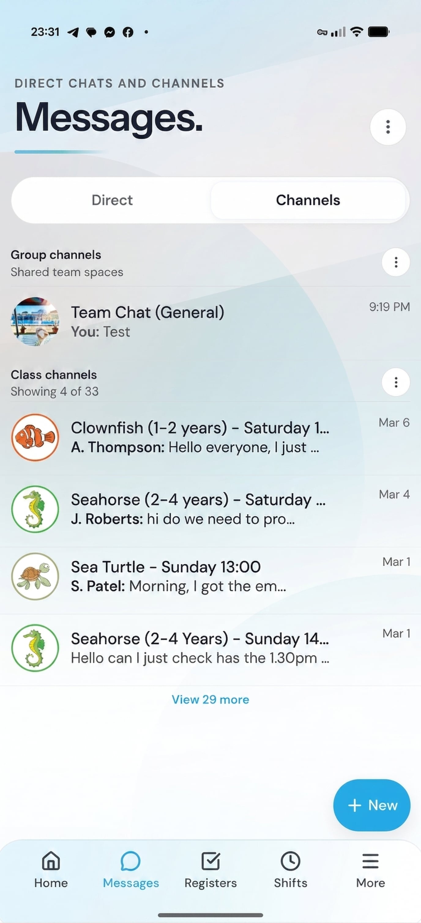 AMES activity management software – screen 6